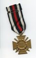 Ehrenkreuz für Frontkämpfer und Verleihungsurkunde von August Karl Sadzulewski