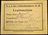 Eisernes Verdienstkreuz mit Krone - Berechtigungsurkunde