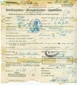 Otto Dechert, entlassen aus französischer Gefangenschaft 1920