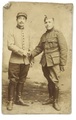 Postkaart reünie twee soldaten