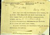 Nachrichten des Kriegsministeriums über den Verbleib von Alwin Metz