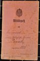 Militärpass von Fritz Paesch