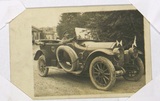 Postkarte an Franz Wächter und Foto