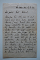 Feldpostbrief eines deutschen Kompanieführers mit der Schilderung der Todesumstände von Oswin Arthur Ellrich und der militärischen Lage in Douaumont Ende Februar 1916