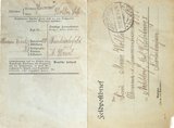 Feldpostbrief von Sebastian Wolker