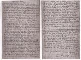 Dernière lettre de Max Ligardes à Mlle Louise Joly